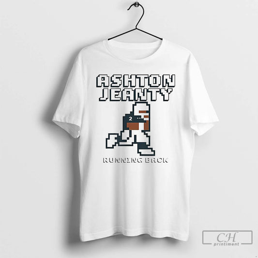 Classic Ashton Jeanty Running Back Pixel T Shirts