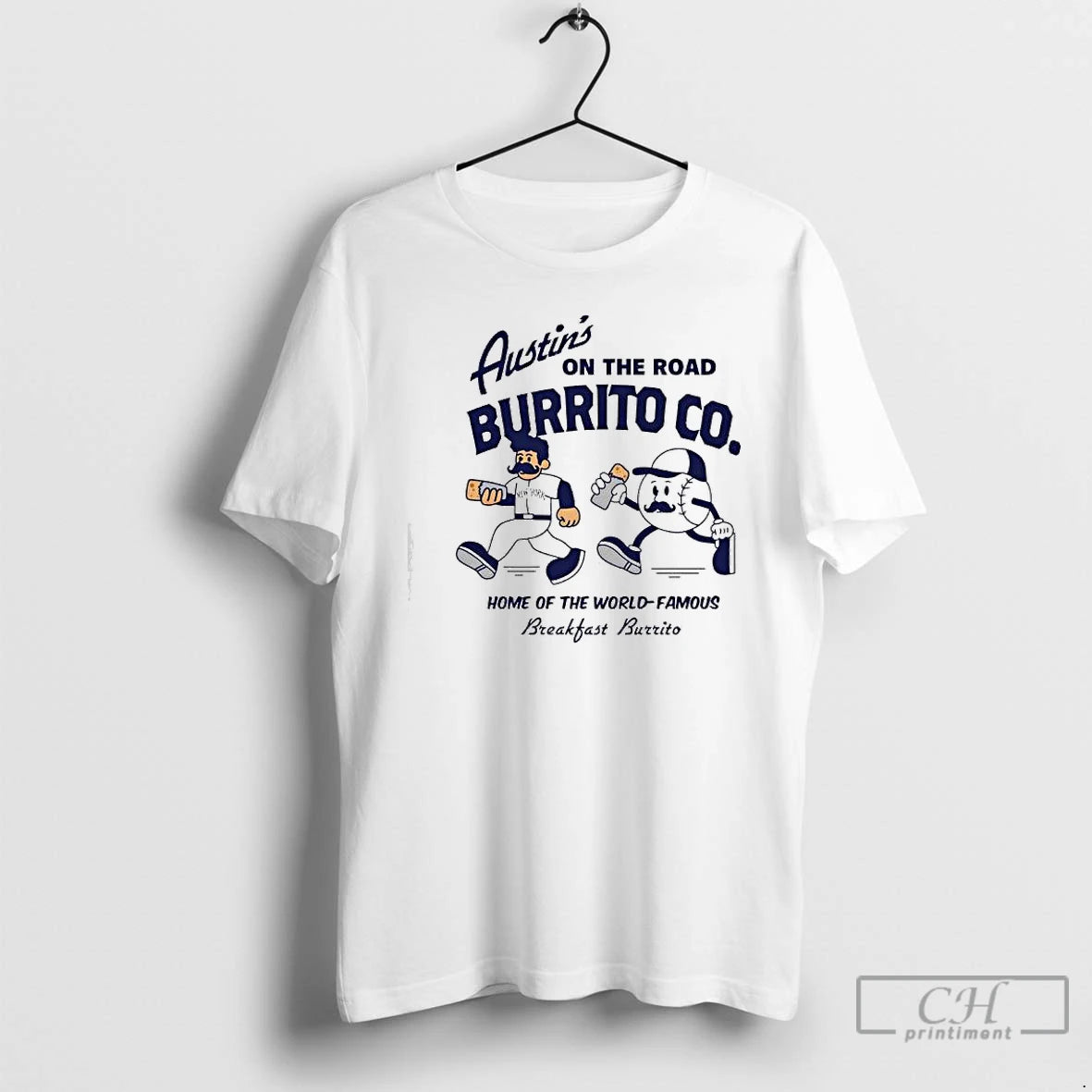 Classic Austins On The Road Burrito Co Home Of The World Famous Beakfast Burrito T-Shirts, Hoodie, Sweatshirt