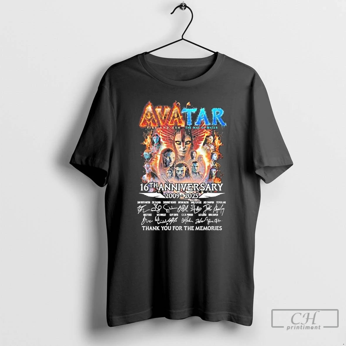 Classic Avatar Fire And Ash The Way Of Water 16th Anniversary 2009 2025 T Shirts Hoodie, Sweatshirt | AU18TeeNovaLab.com
