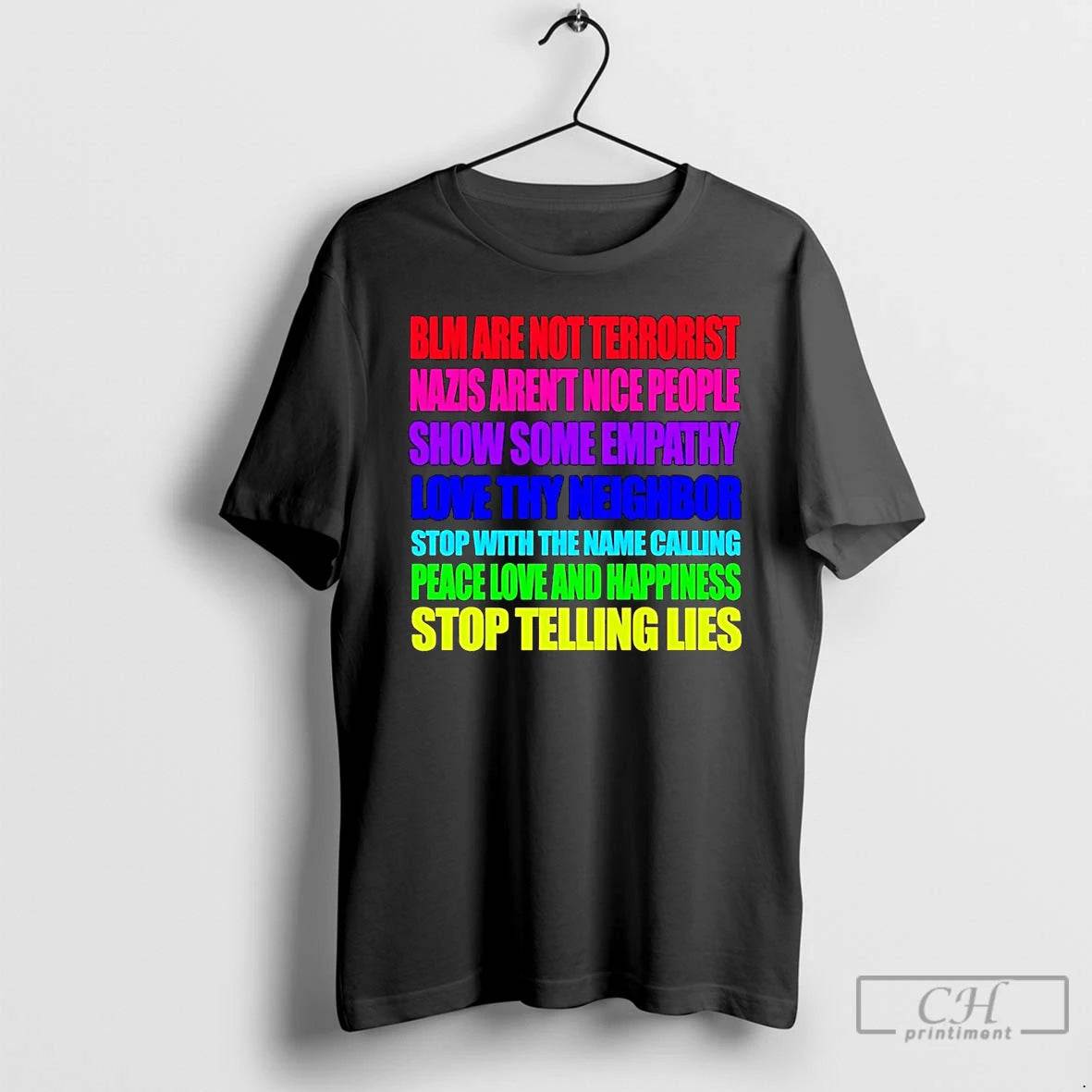 Classic Blm Are Not Terrorist Nazis Arent Nice People T Shirts