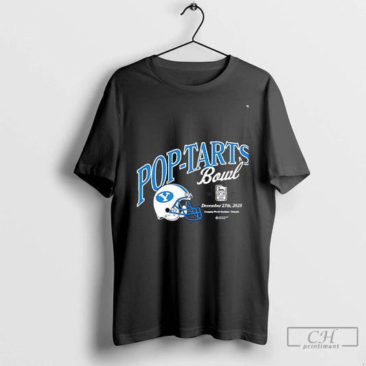 Classic Byu Cougars 2025 Pop Tarts Bowl Helmet Chriast T-Shirts, Hoodie, Sweatshirt | AU18TeeNovaLab.com