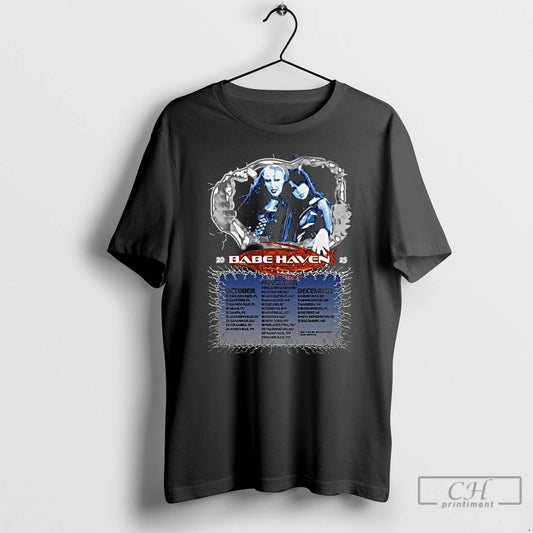 Classic Babe Haven Oct Nov Dec 2025 Tour Long Sleve T Shirts