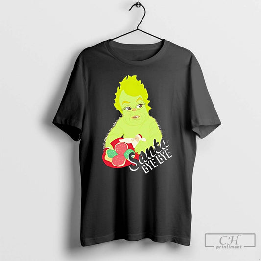 Classic Baby Grinch Santa Bye Bye T-Shirts, Hoodie, Sweatshirt | AU18TeeNovaLab.com