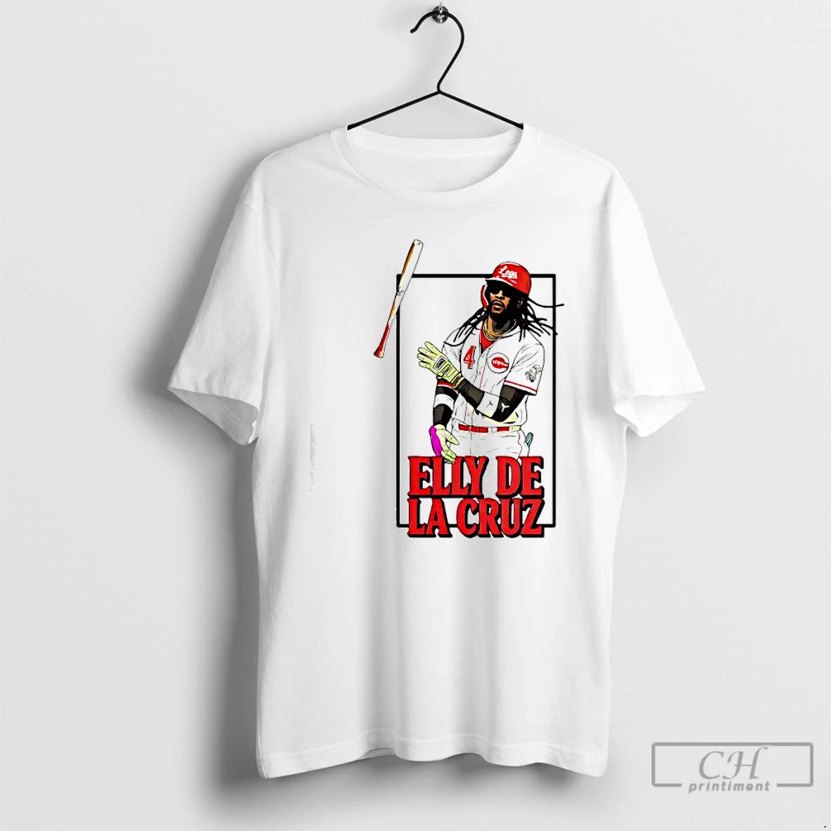 Classic Bat Flip Elly De La Cruz Cincinnati Reds Baseball Player Graphic T Shirts Sweater Hoodie, Sweatshirt
