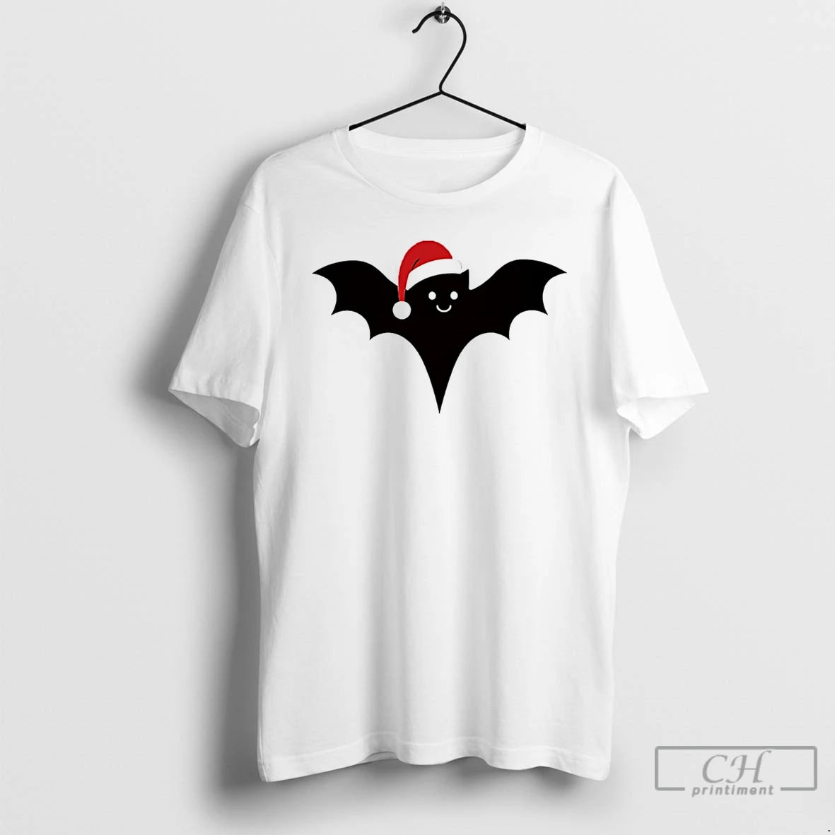 Classic Bat Santa Hat Batty For Christmas Halloween Lovers T-Shirts, Hoodie, Sweatshirt | AU18TeeNovaLab.com