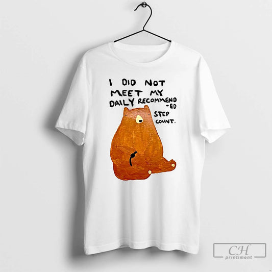 Classic Bear I Did Not Meet My Daily Recommend Ceramic Ceramic And Classic Dad Cap