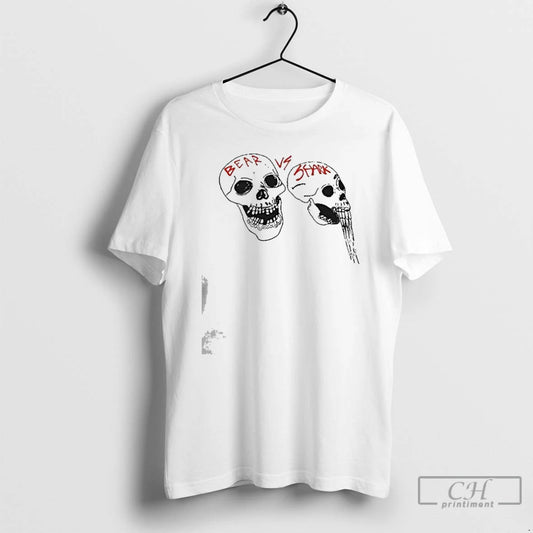 Classic Bearvsshark Skulls Snow Cone T Shirts