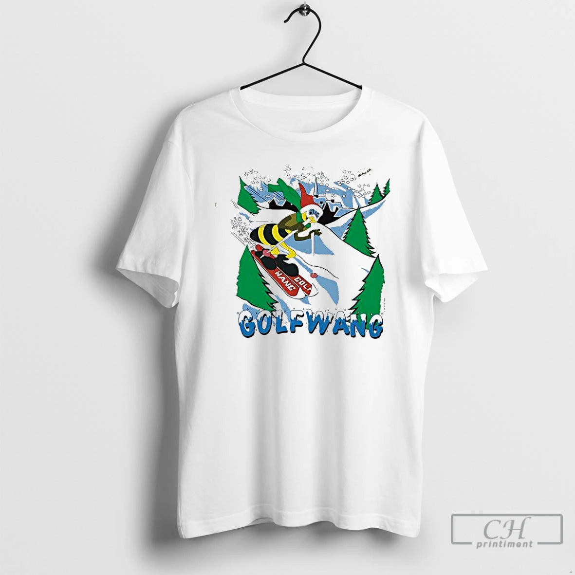 Classic Bee Is Skiing Golfwang Funny Cute T-Shirts, Hoodie, Sweatshirt | AU18TeeNovaLab.com