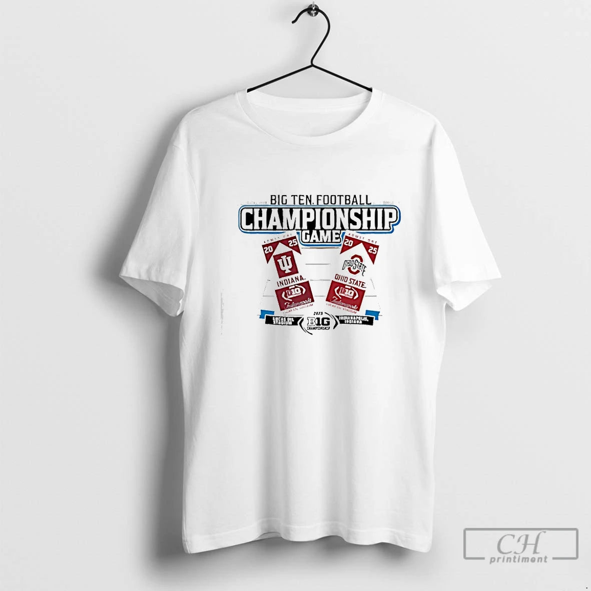 Classic Big Ten 2025 Football Championship Tickets Indiana Vs Ohio State T-Shirts, Hoodie, Sweatshirt | AU18TeeNovaLab.com