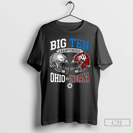 Classic Big Ten Championship Ohio State Vs Indiana Helmet T-Shirts, Hoodie, Sweatshirt | AU18TeeNovaLab.com