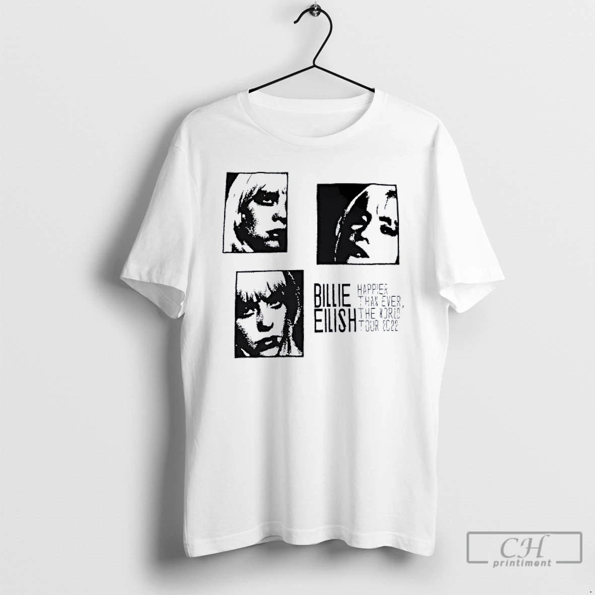 Classic Billie Eilish Happier Than Ever The World Tour 2022 T-Shirts, Hoodie, Sweatshirt | AU18TeeNovaLab.com