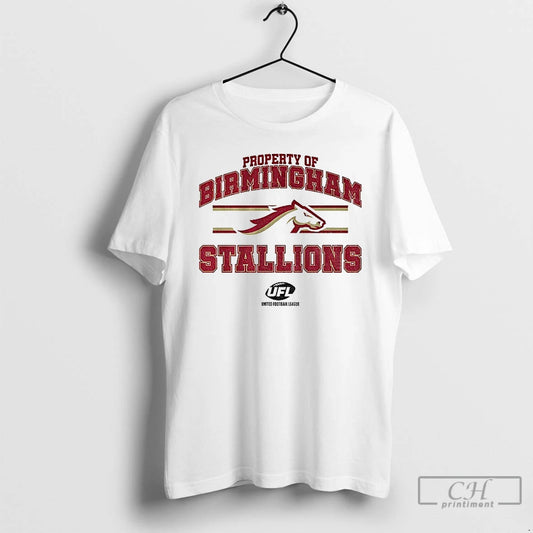 Classic Birmingham Stallions United Football League Property Of Birmingham Stallions T-Shirts, Hoodie, Sweatshirt