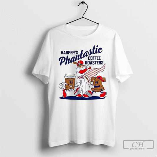 Classic Bryce Harper Philadelphia Phillies Harpers Phantastic Coffee Roasters T Shirts