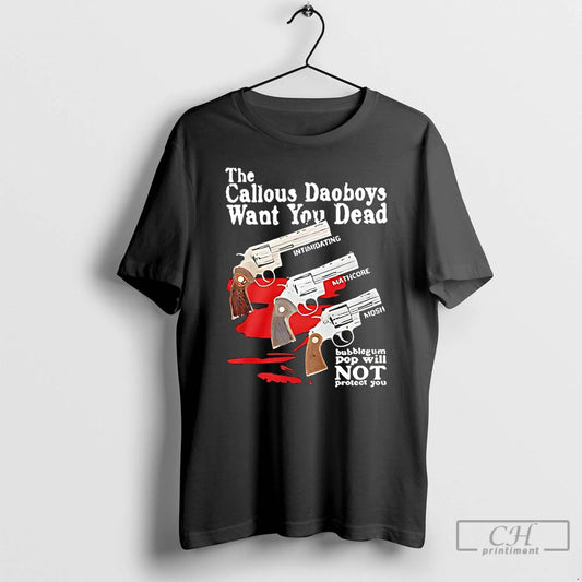 Classic Bubblegum Pop Wont Protect You Callous Daoboys T-Shirts, Hoodie, Sweatshirt | AU18TeeNovaLab.com