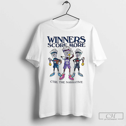 Classic Bucket Man Gold Medal Olympic Winners Score More Mascot T-Shirts, Hoodie, Sweatshirt | AU18TeeNovaLab.com