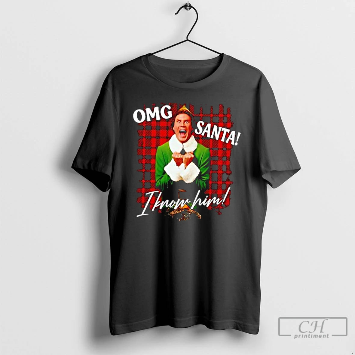 Classic Buddy The Elf Omg Santa I Know Him Stylish T-Shirts, Hoodie, Sweatshirt | AU18TeeNovaLab.com