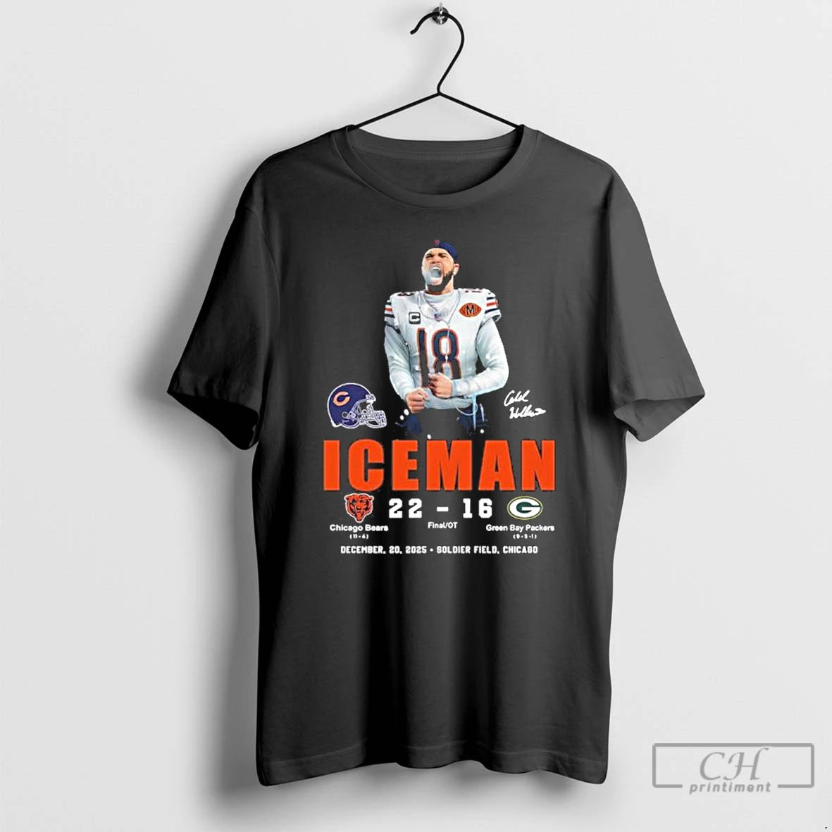 Classic Caleb Williams Iceman Bears 22 16 Packers T-Shirts, Hoodie, Sweatshirt | AU18TeeNovaLab.com