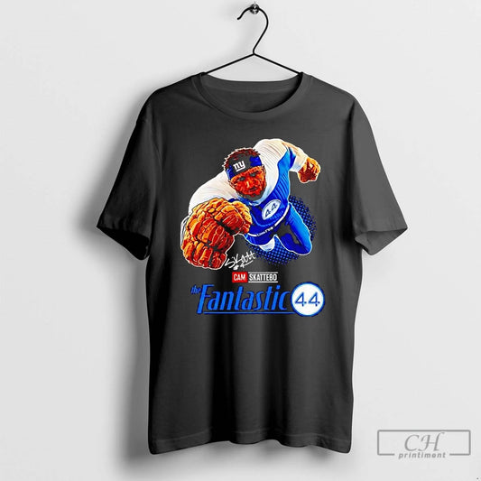 Classic Cam Skattebo Thing Fantastic 4 New York Giants T Shirts