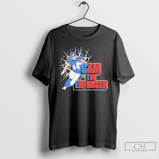 Classic Cam The Enforcer New York Giants Football T Shirts