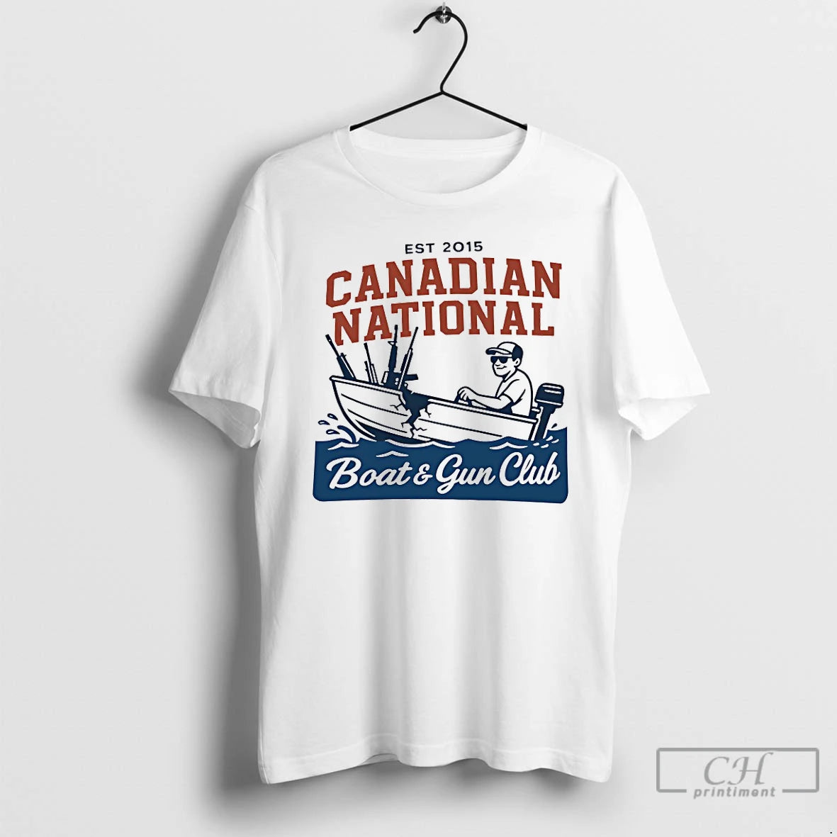Classic Canadian National Boat And Gun Club T Shirts