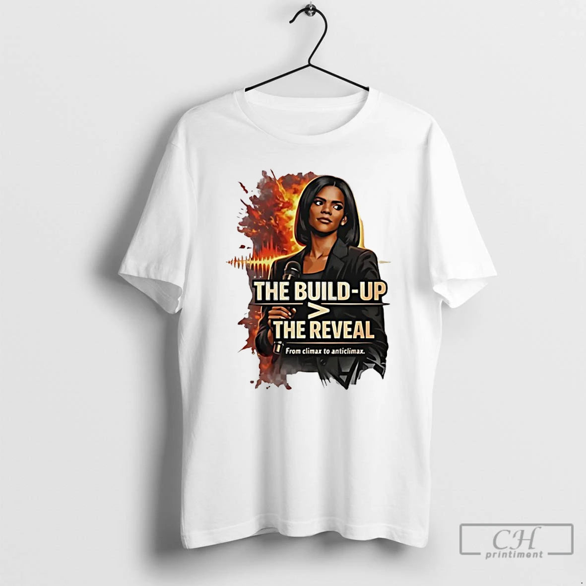 Classic Candace Owens The Build Up The Reveal Graphic T-Shirts, Hoodie, Sweatshirt | AU18TeeNovaLab.com