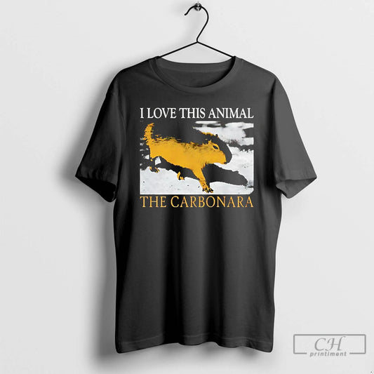 Classic Capybara I Love This Animal The Carbonara T Shirts