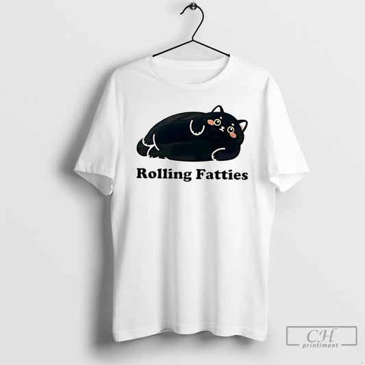 Classic Cat Fat Rolling Fatties T-Shirts, Hoodie, Sweatshirt | AU18TeeNovaLab.com