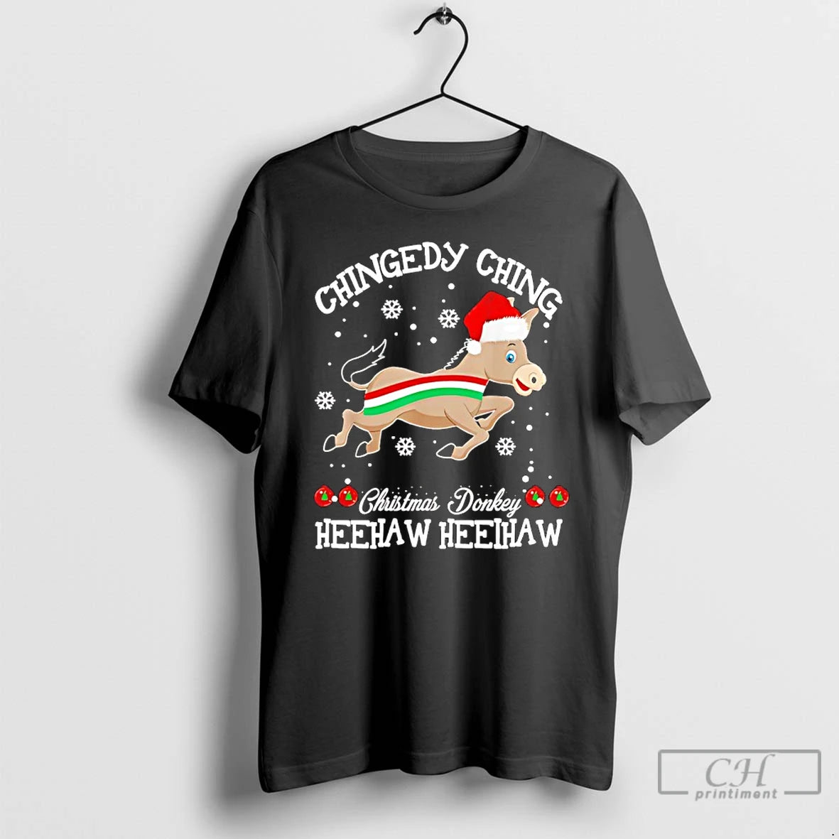Classic Chingedy Ching The Italian Christmas Donkey Heehaw T-Shirts, Hoodie, Sweatshirt | AU18TeeNovaLab.com