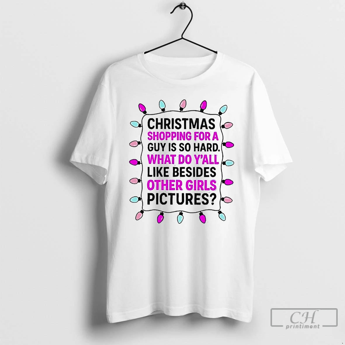 Classic Christmas Shopping For A Guy Is So Hard What Do Yall Christmas T Shirts Hoodie, Sweatshirt | AU18TeeNovaLab.com