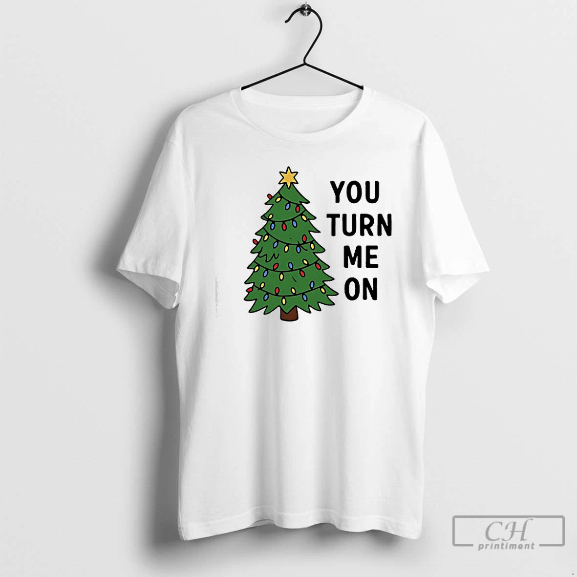 Classic Christmas Tree Lights You Turn Me On T-Shirts, Hoodie, Sweatshirt | AU18TeeNovaLab.com