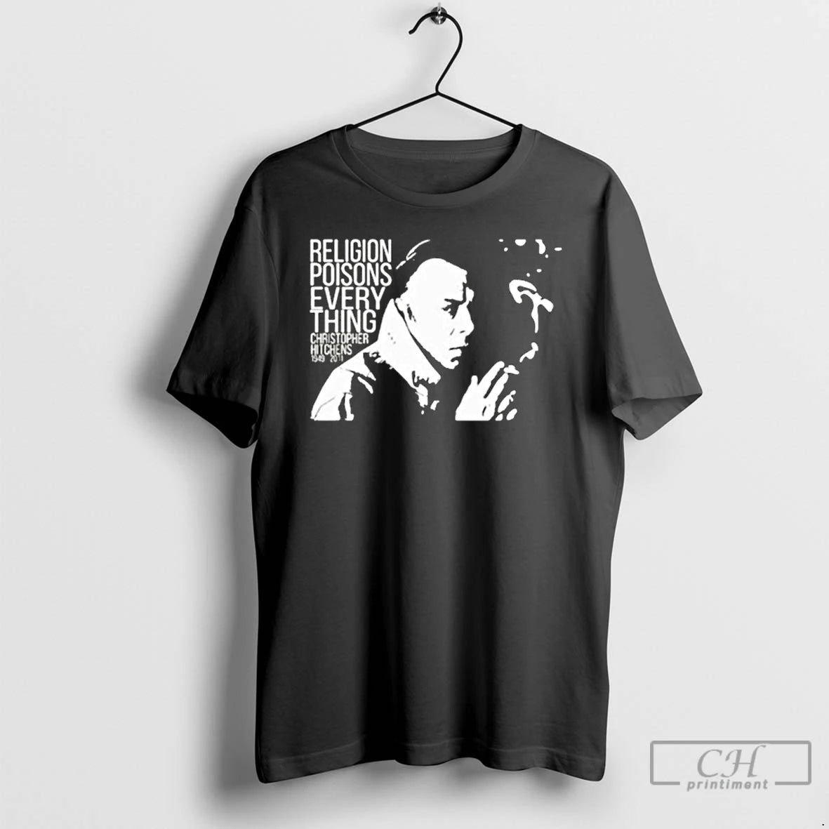 Classic Christopher Hitchens Relegion Poisons Everything T-Shirts, Hoodie, Sweatshirt | AU18TeeNovaLab.com