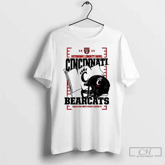 Classic Cincinnati Bearcats Autozone Liberty Bowl 2025 Helmet T-Shirts, Hoodie, Sweatshirt | AU18TeeNovaLab.com