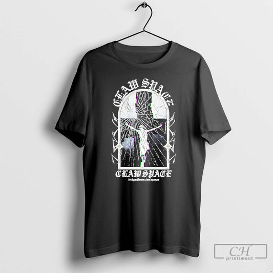Classic Claw Space Mirror Broken T Shirts
