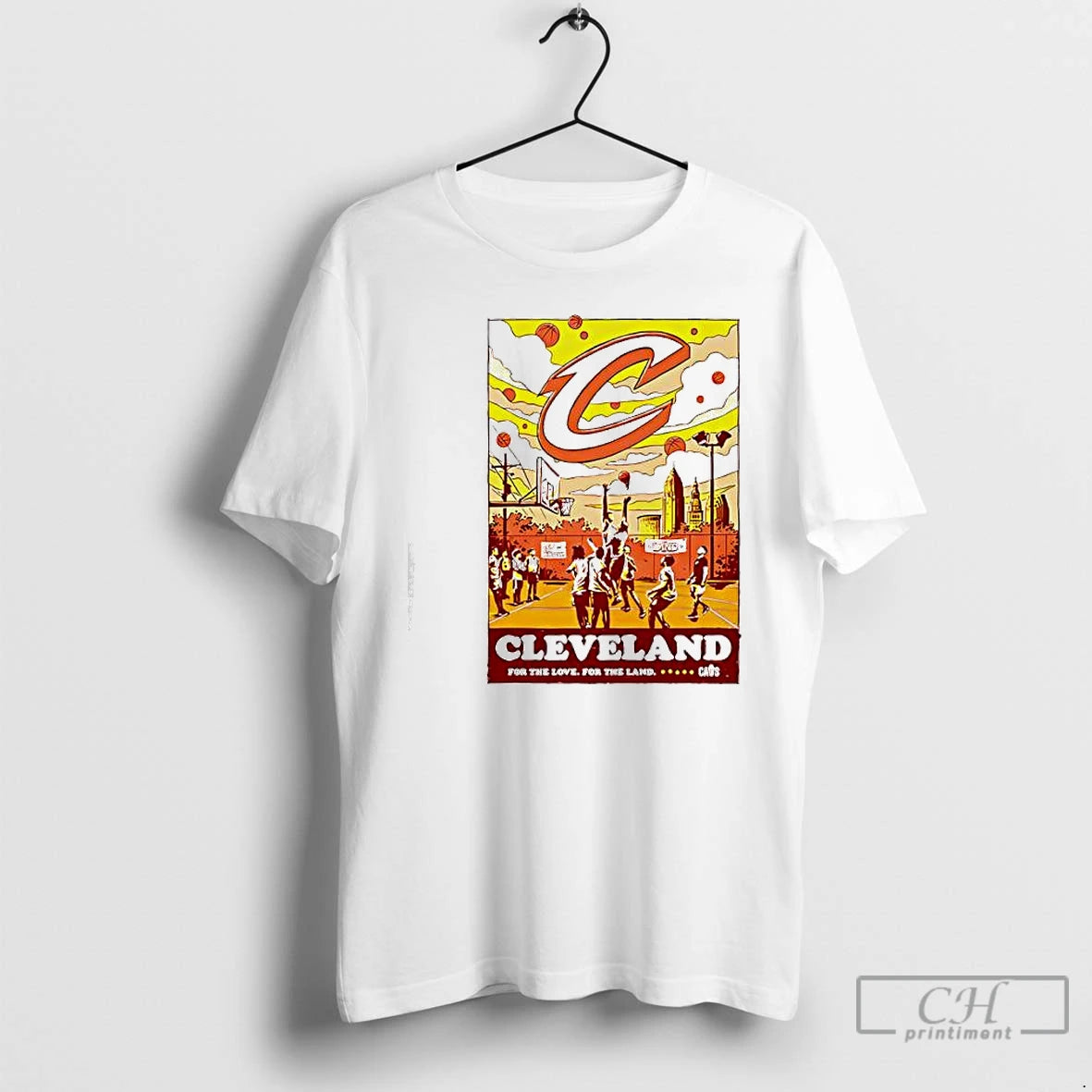 Classic Cleveland Cavaliers For The Love For The Land Graphic T-Shirts, Hoodie, Sweatshirt | AU18TeeNovaLab.com