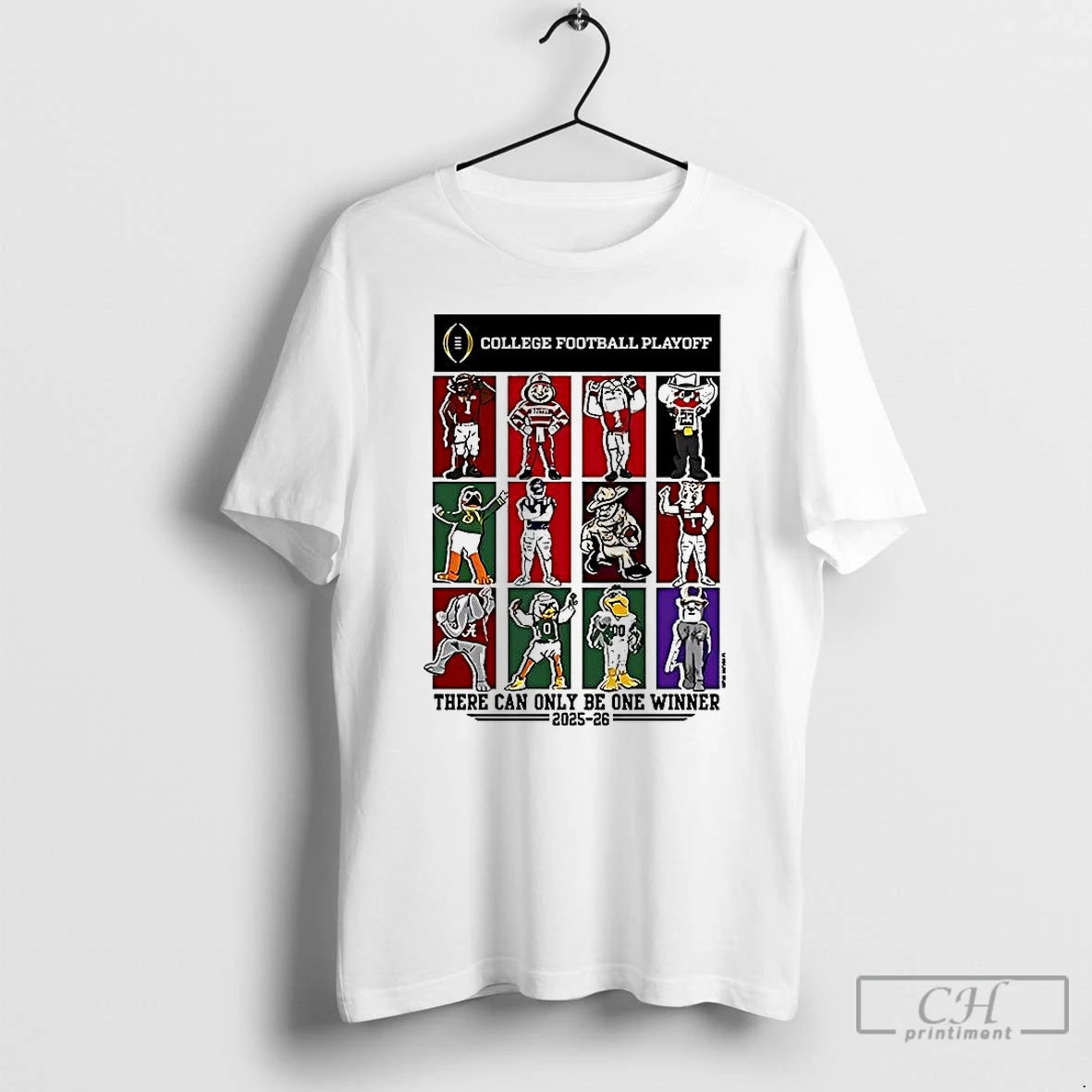 Classic College Football Playoff 12 Team Mascots 2025 2026 T-Shirts, Hoodie, Sweatshirt | AU18TeeNovaLab.com