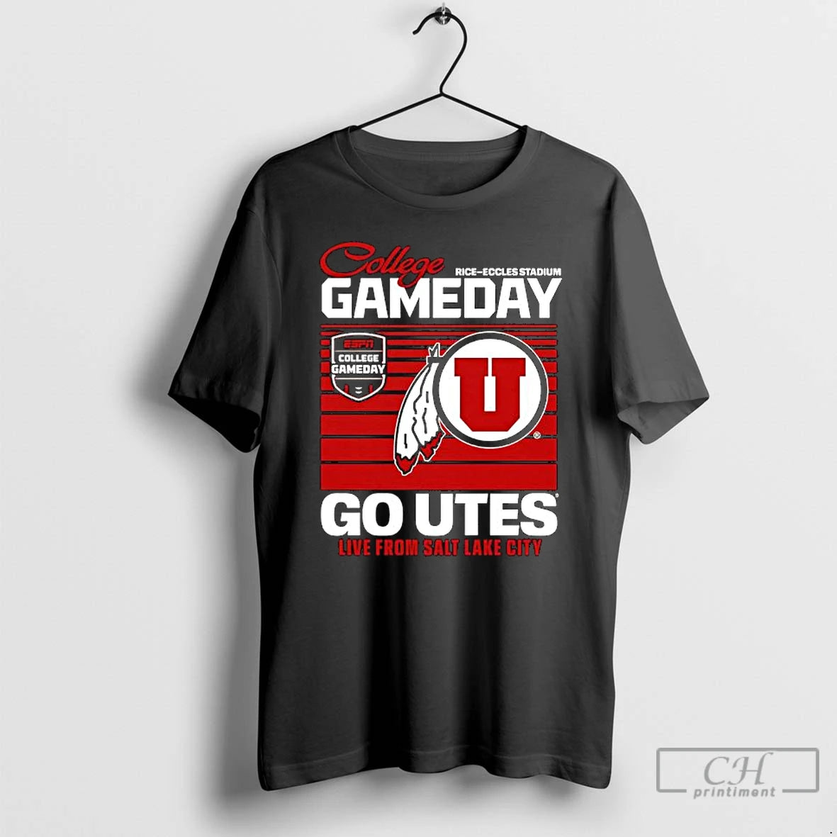 Classic College Gameday Rice Eccles Stadium Go Utes Live From Salt Lake City T Shirts Hoodie, Sweatshirt | AU18TeeNovaLab.com