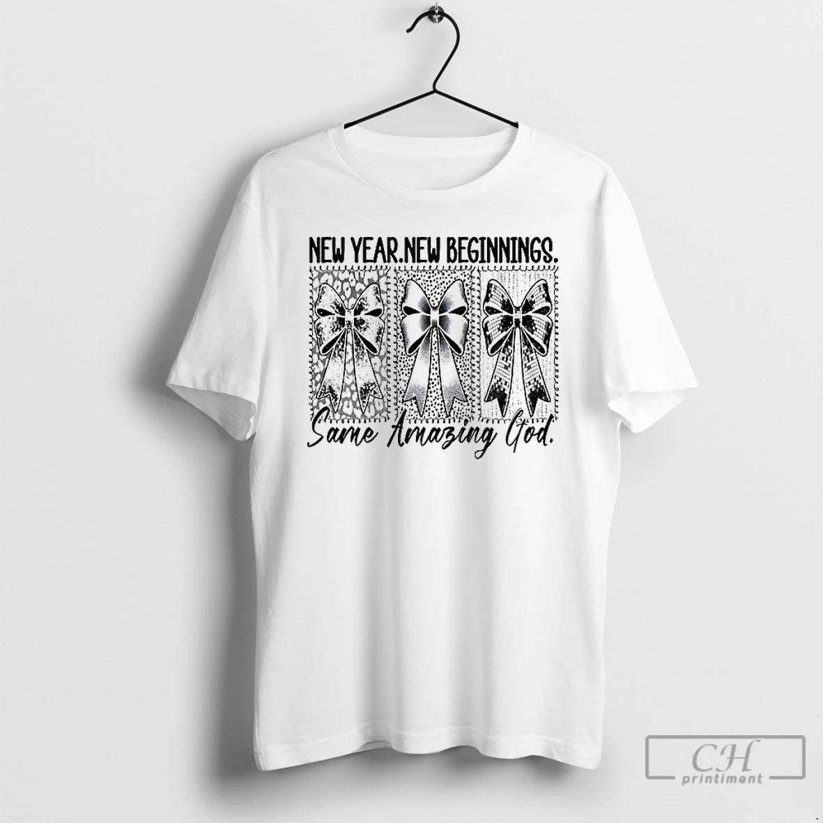 Classic Coquette Bows New Year New Beginnings Same Amazing God 2026 T-Shirts, Hoodie, Sweatshirt | AU18TeeNovaLab.com