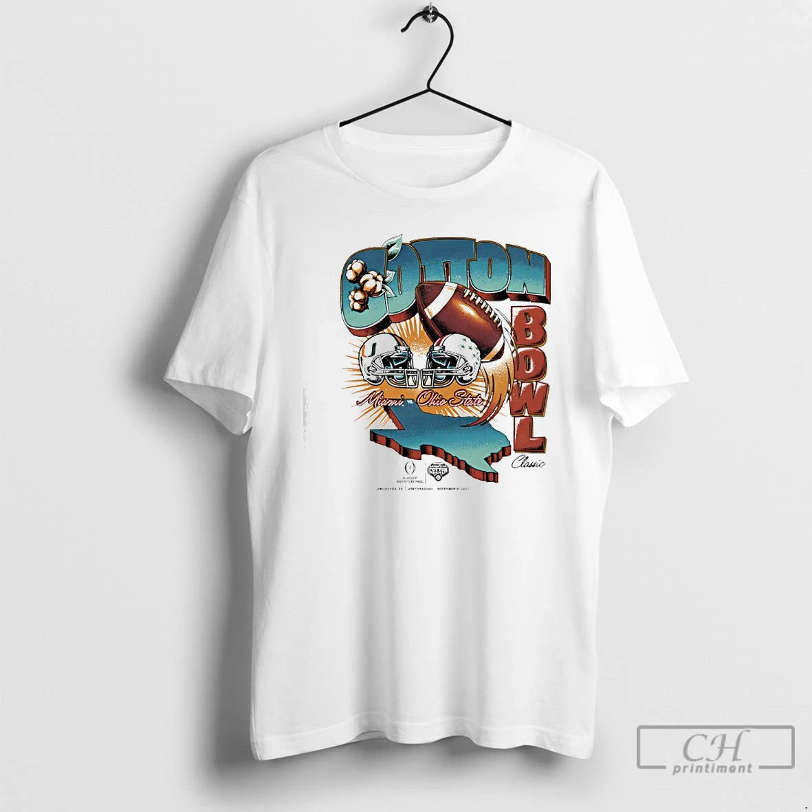 Classic Cotton Bowl Classic 2025 Miami Vs Ohio State Matchup T-Shirts, Hoodie, Sweatshirt | AU18TeeNovaLab.com