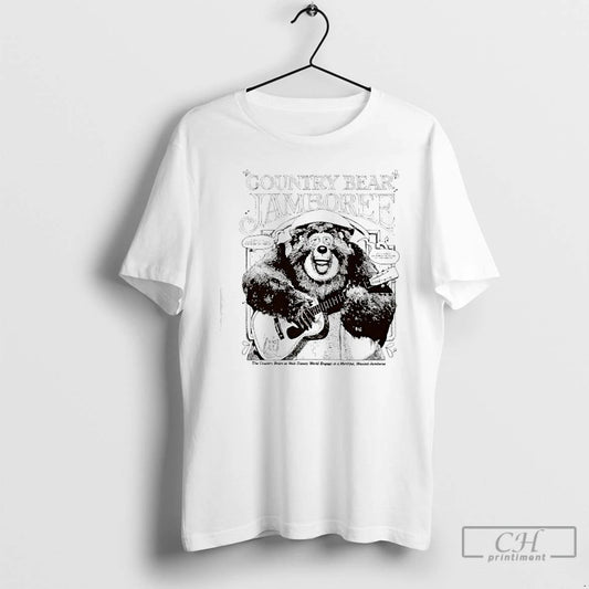Classic Country Bear Jamboree Big Al Bear Playing A Guitar T-Shirts, Hoodie, Sweatshirt | AU18TeeNovaLab.com