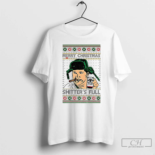 Classic Cousin Eddie Merry Christmas Shitters Full T-Shirts, Hoodie, Sweatshirt | AU18TeeNovaLab.com