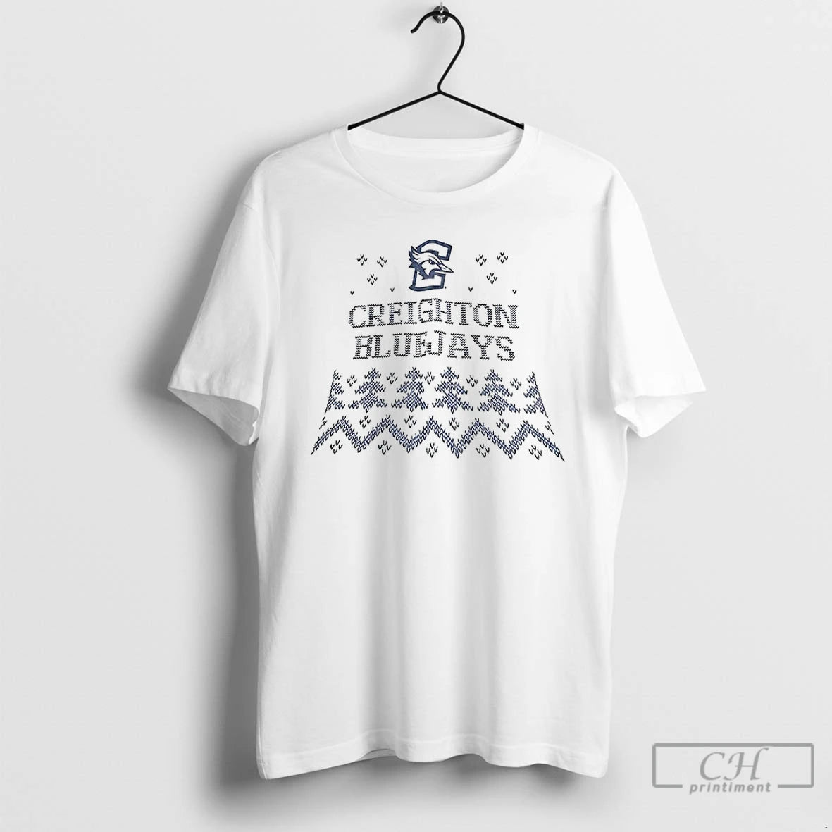 Classic Creighton Bluejays Basketball Logo Merry Christmas T-Shirts, Hoodie, Sweatshirt | AU18TeeNovaLab.com