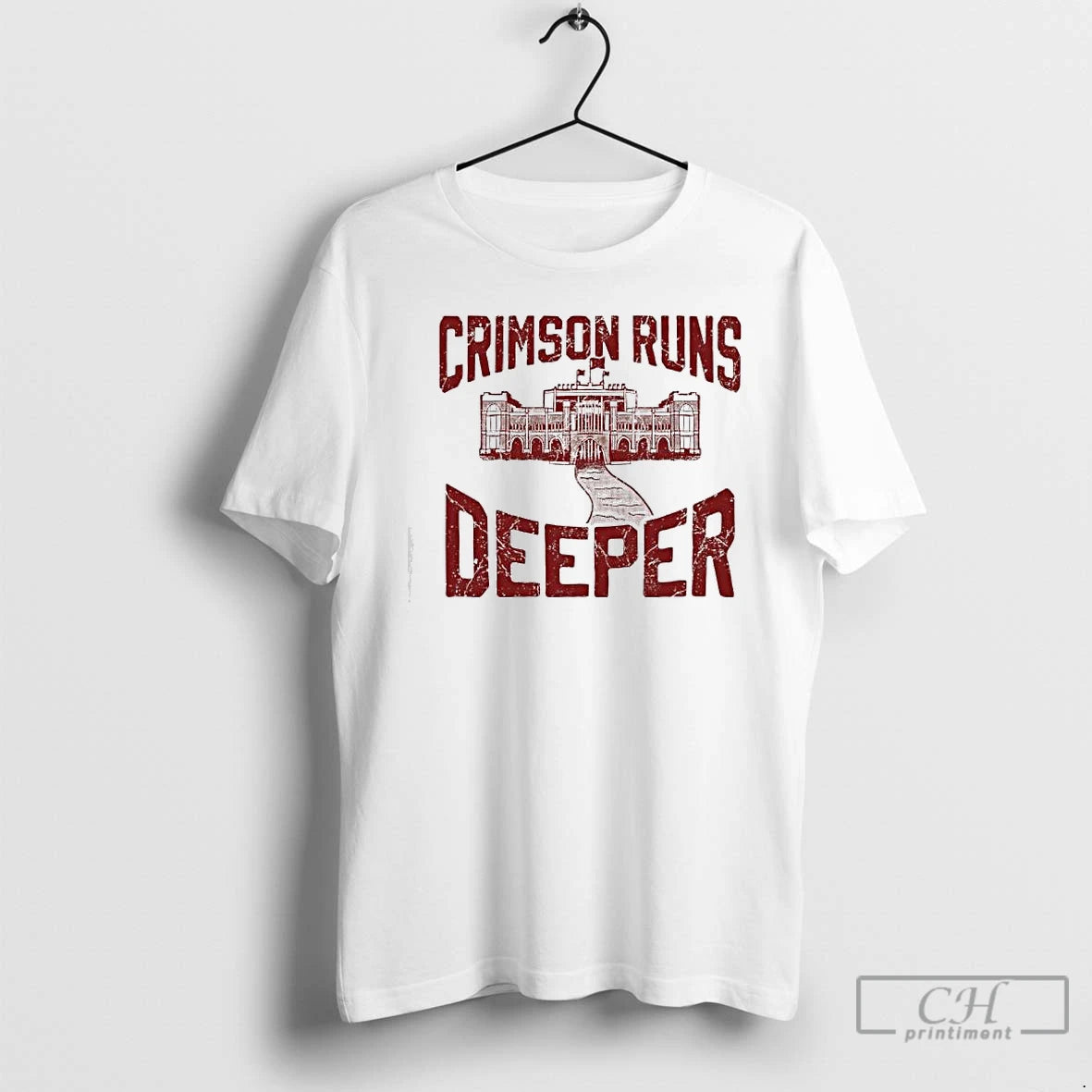 Classic Crimson Runs Deeper Vintage T-Shirts, Hoodie, Sweatshirt | AU18TeeNovaLab.com