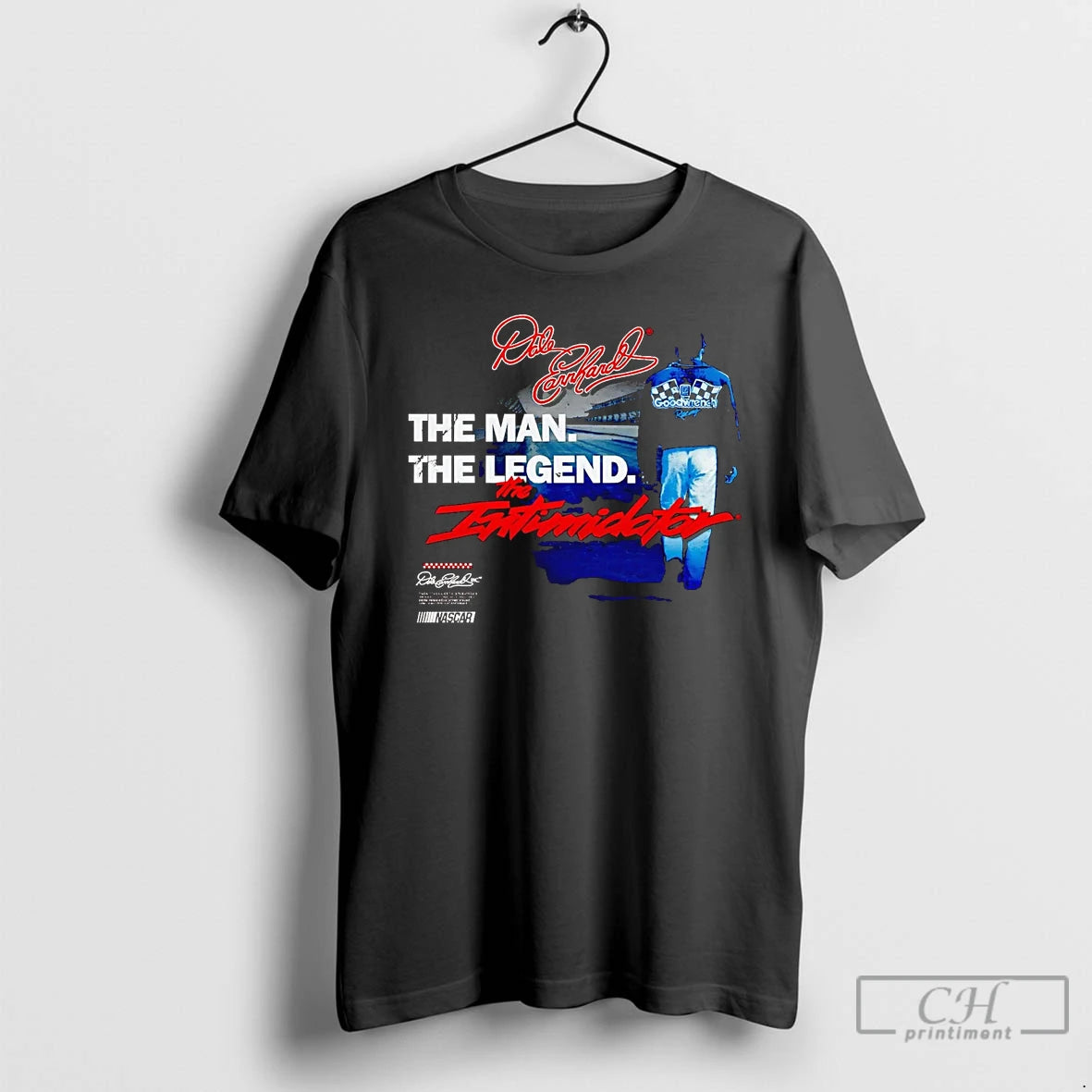 Classic Dale Earnhardt The Man The Legend The Intimidator T Shirts