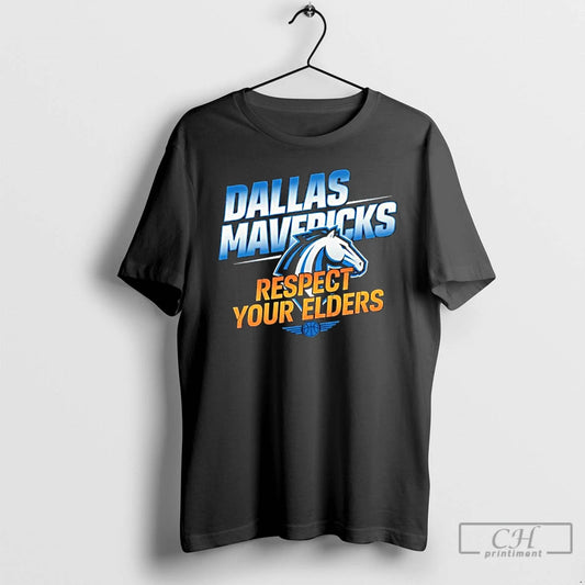 Classic Dallas Mavericks Respect Your Elders T-Shirts, Hoodie, Sweatshirt | AU18TeeNovaLab.com