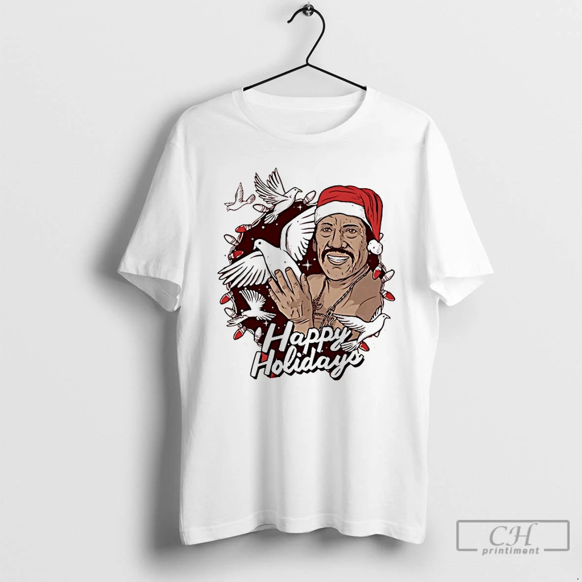 Classic Danny Trejo Happy Holidays T-Shirts, Hoodie, Sweatshirt | AU18TeeNovaLab.com