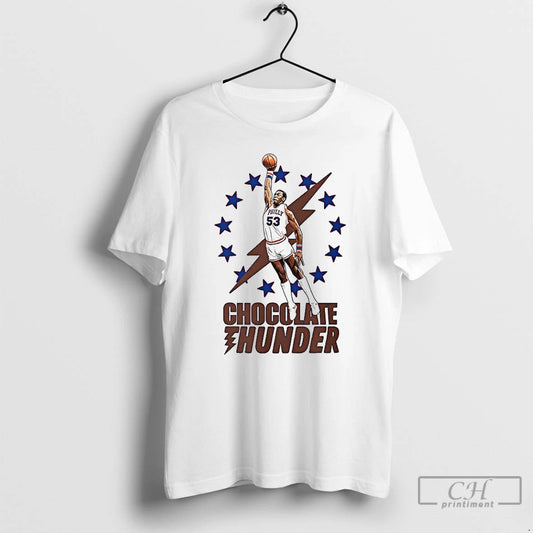 Classic Darryl Dawkins Philadelphia 76ers Chocolate Thunder Dunk T-Shirts, Hoodie, Sweatshirt | AU18TeeNovaLab.com