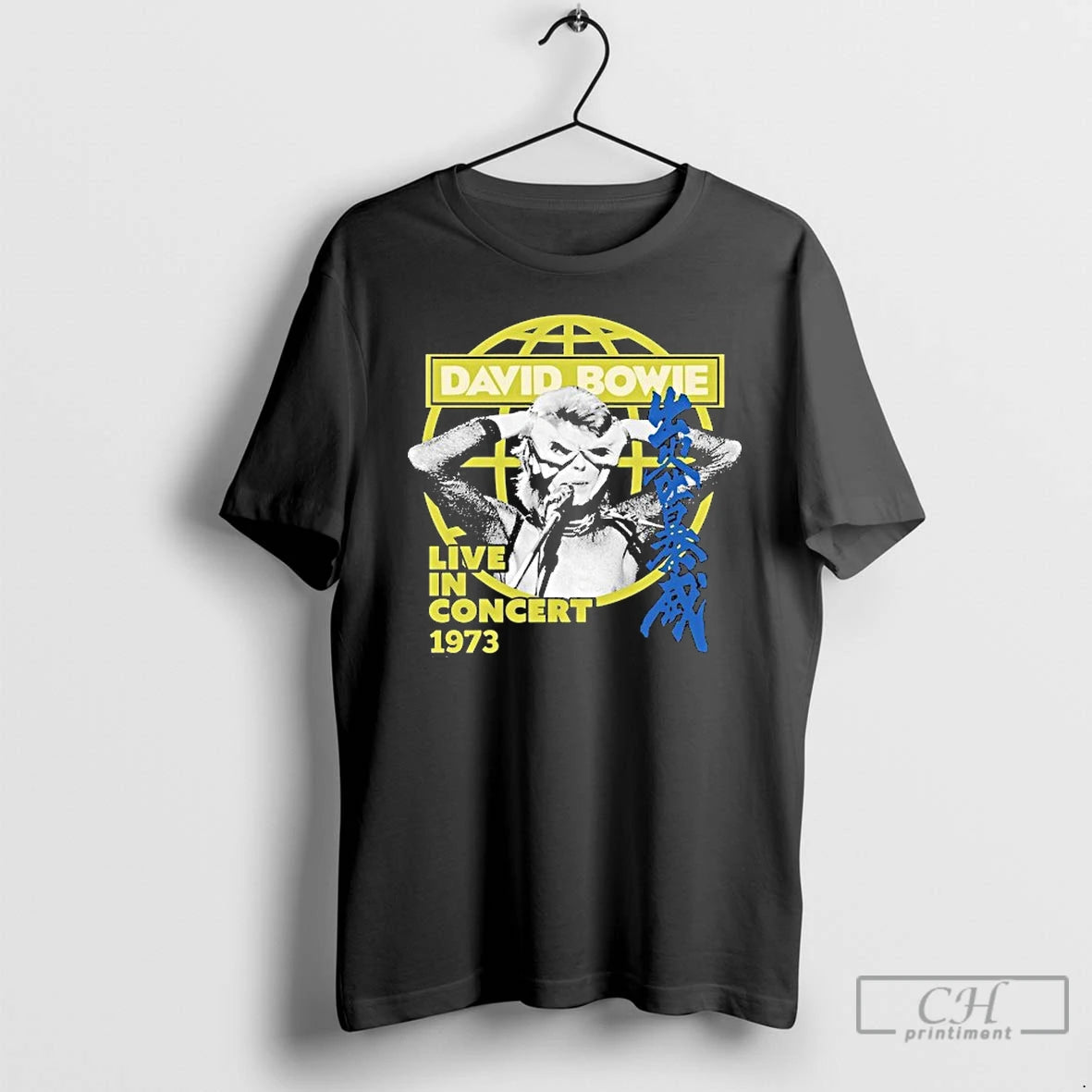 Classic David Bowie Live In Concert 1973 Globe T-Shirts, Hoodie, Sweatshirt | AU18TeeNovaLab.com
