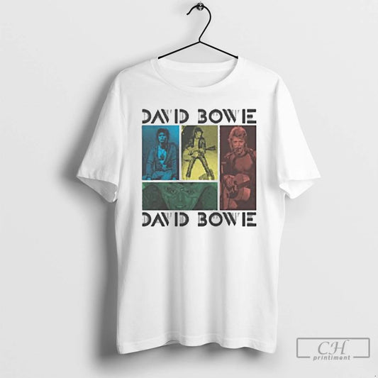 Classic David Bowie Mick Rock Photo Collage T-Shirts, Hoodie, Sweatshirt | AU18TeeNovaLab.com