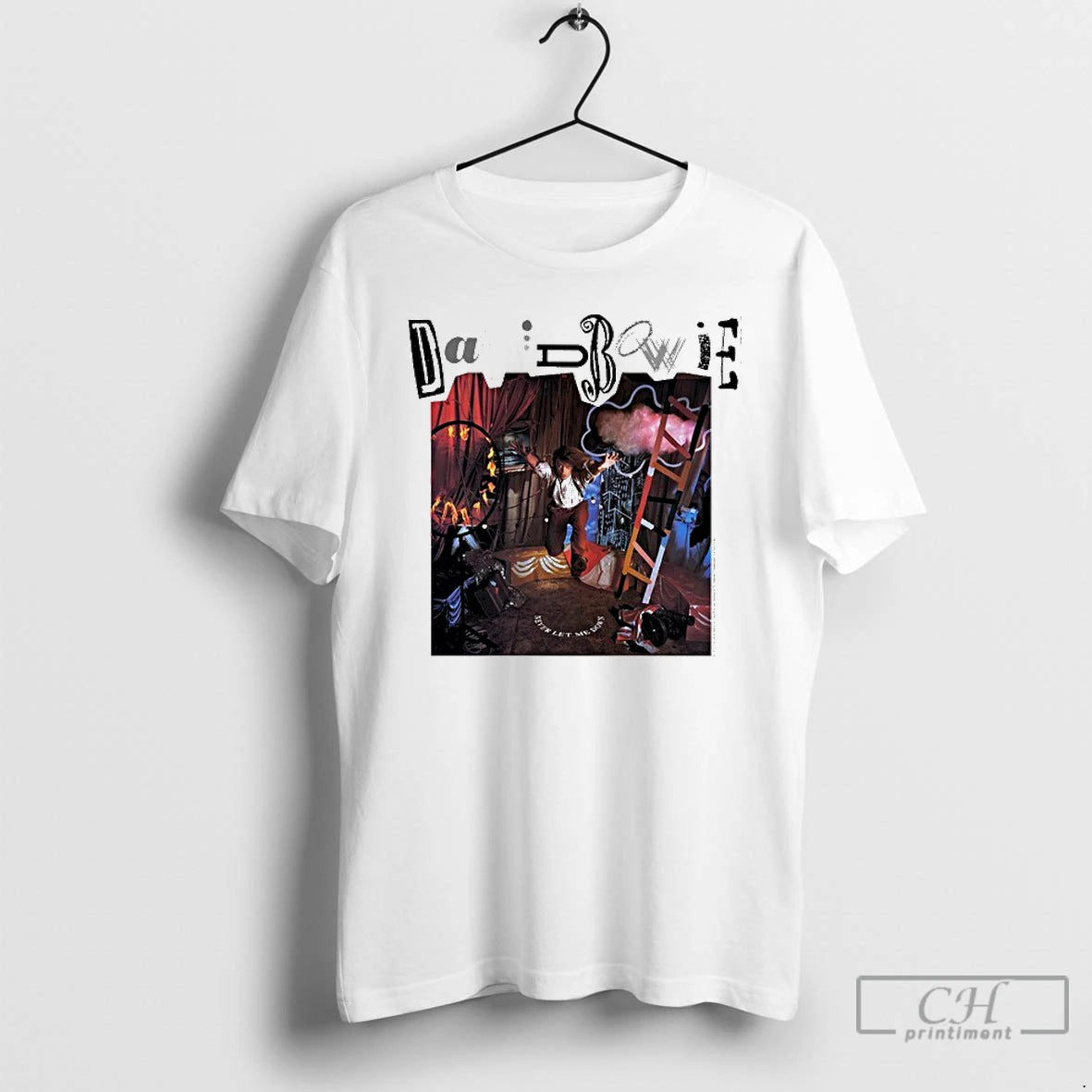 Classic David Bowie Never Let Me Down Album Cover T-Shirts, Hoodie, Sweatshirt | AU18TeeNovaLab.com