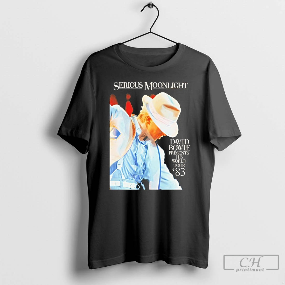 Classic David Bowie Serious Moonlight His World Tour 83 T-Shirts, Hoodie, Sweatshirt | AU18TeeNovaLab.com